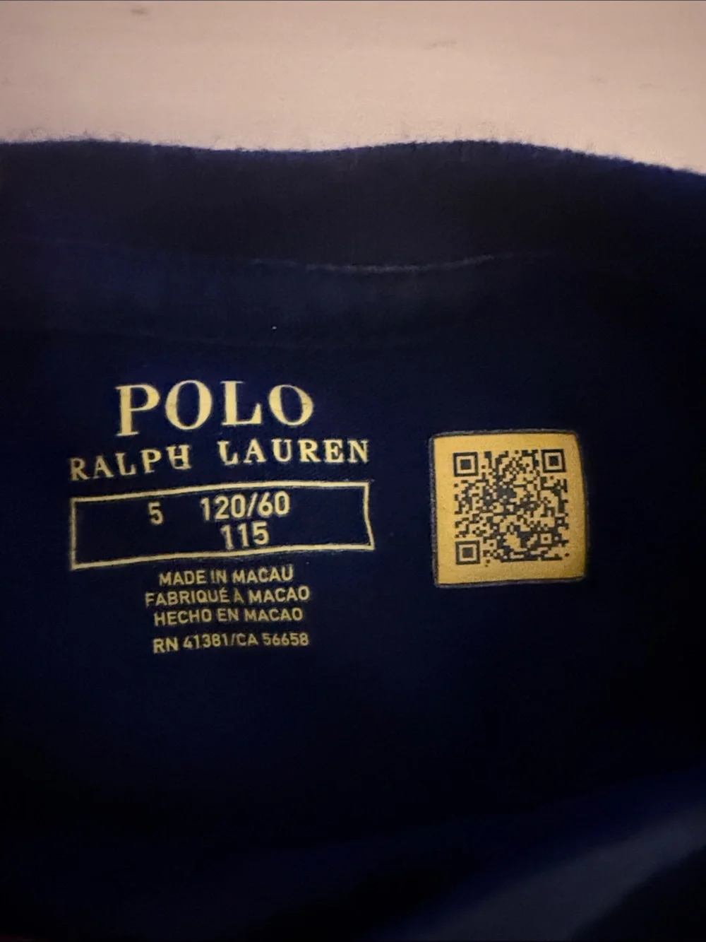 Ralph Lauren Navy Tee Dress with Polo Bear Graphic